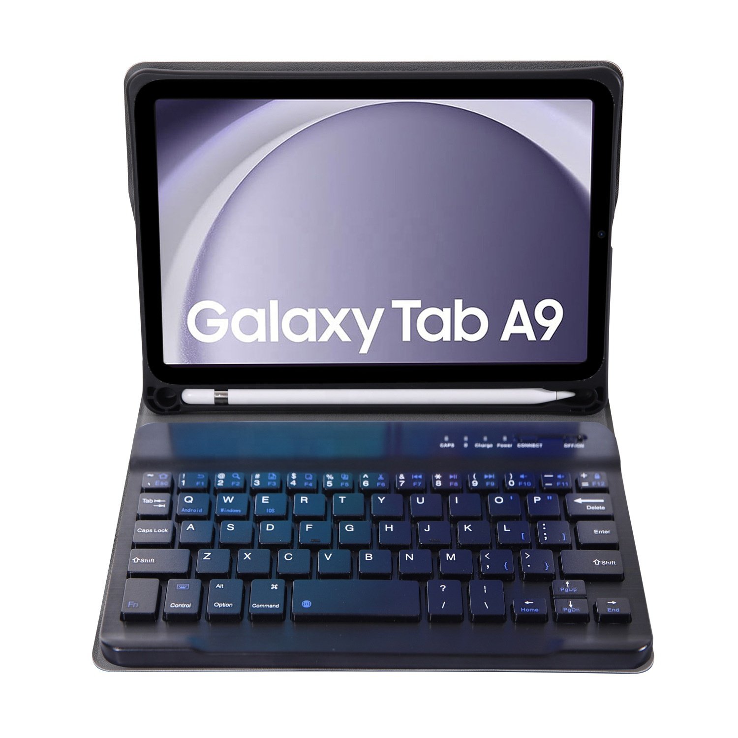 Wholesale Keyboard Case cover For Samsung Galaxy Tab A9 X110/X115 A221B Candy Color TPU Keyboard Leather Tablet with Holder
