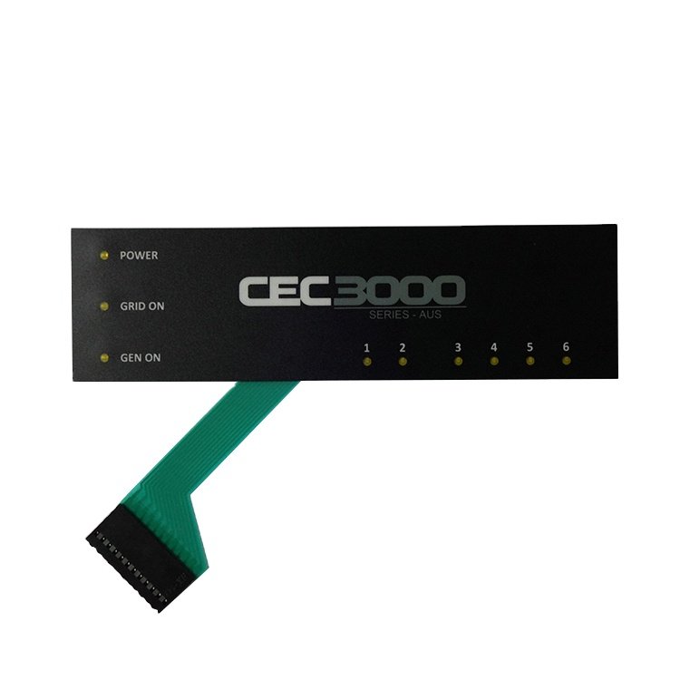 factory direct produce conductive waterproof panel membrane switch keypad with LED