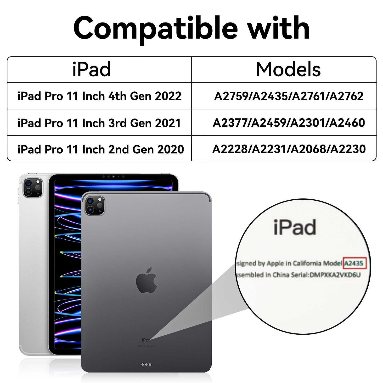 Kenke Keyboard case for ipad Pro 11 inch 2020 2021 2022 4th Generation tablet cover with pencil holder factory wholesales