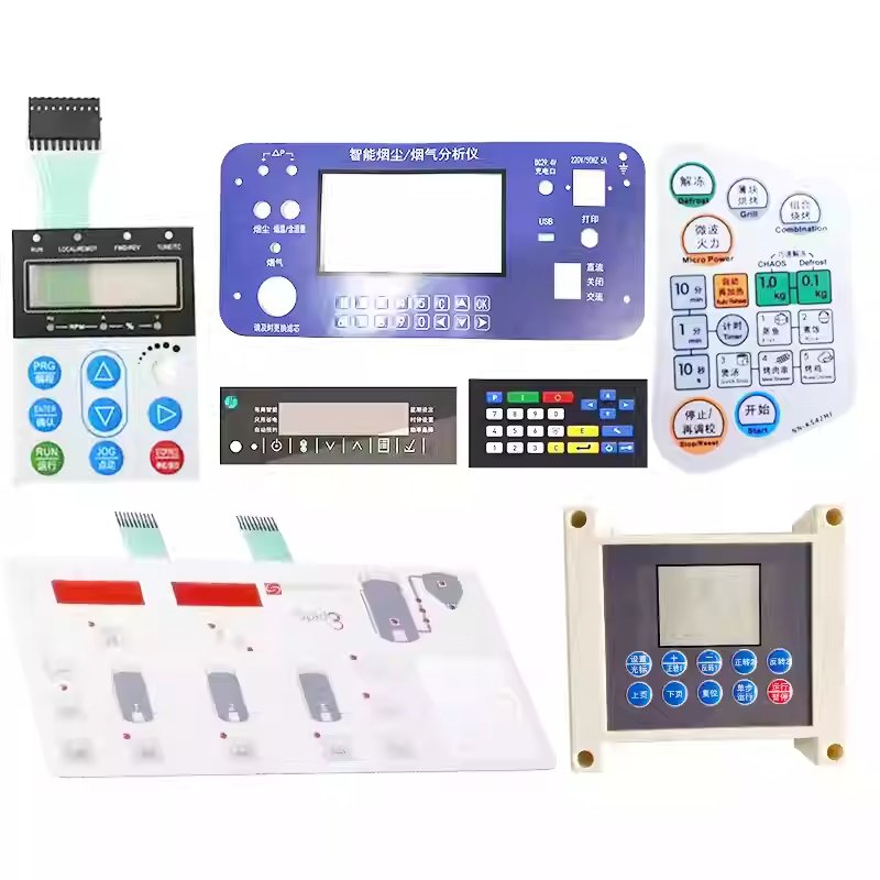 Smart Electronics Custom Technology Good Price Graphic Overlay Membrane Keypad Keyboard Button Membrane Panel Membrane Switch
