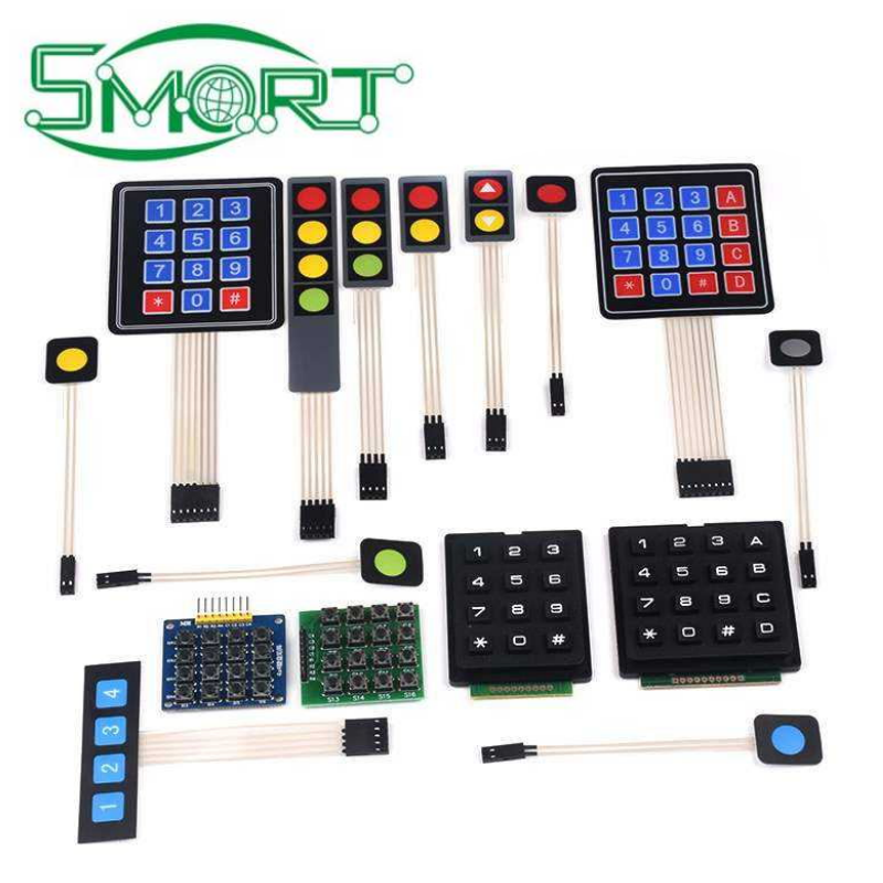 Smart Electronics Custom Technology Good Price Graphic Overlay Membrane Keypad Keyboard Button Membrane Panel Membrane Switch
