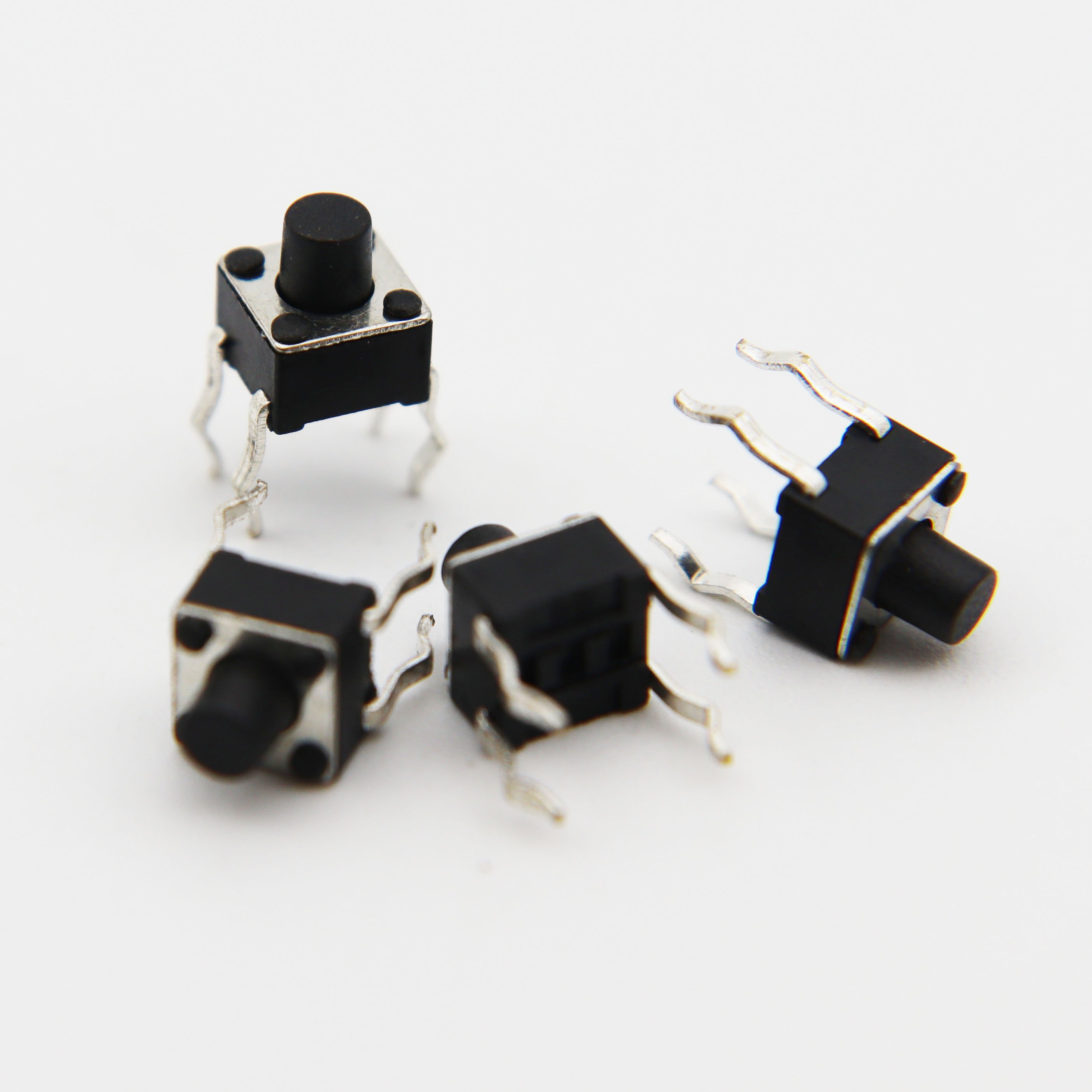 High quality Tact Switch 4.5*4.5 0.5A 250v 4 pins SMD with on off