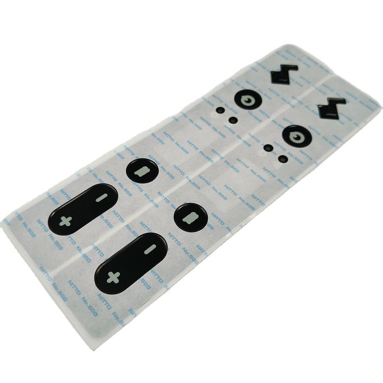 adhesive botton & embossed Front Panel Sticker Graphic Overlay