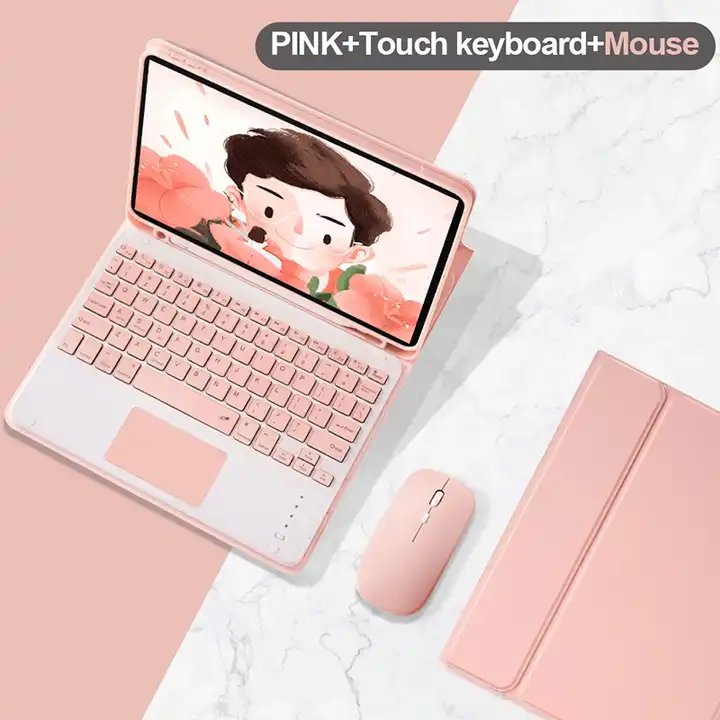 Case With Backlight Keyboard For iPad 10.2 10.9 11 inch Tablet Cover Touchpad Keyboard Mouse Combos Silicone Protective Shell