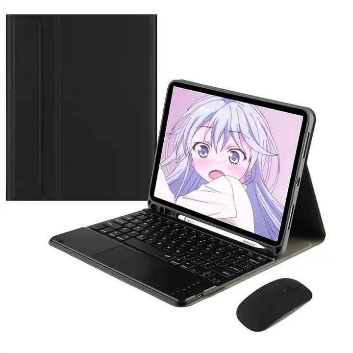 Case With Backlight Keyboard For iPad 10.2 10.9 11 inch Tablet Cover Touchpad Keyboard Mouse Combos Silicone Protective Shell