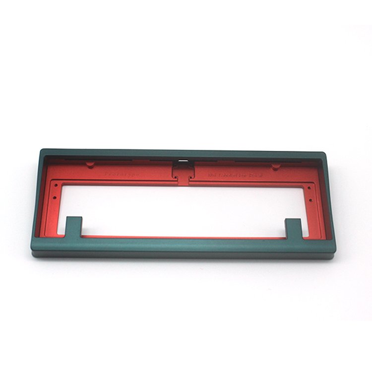 Prototyping CNC Keyboard Brass Bottom Plate Weight Aluminum Keyboard Base Stainless Steel CNC keyboard