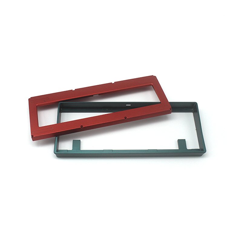 Prototyping CNC Keyboard Brass Bottom Plate Weight Aluminum Keyboard Base Stainless Steel CNC keyboard