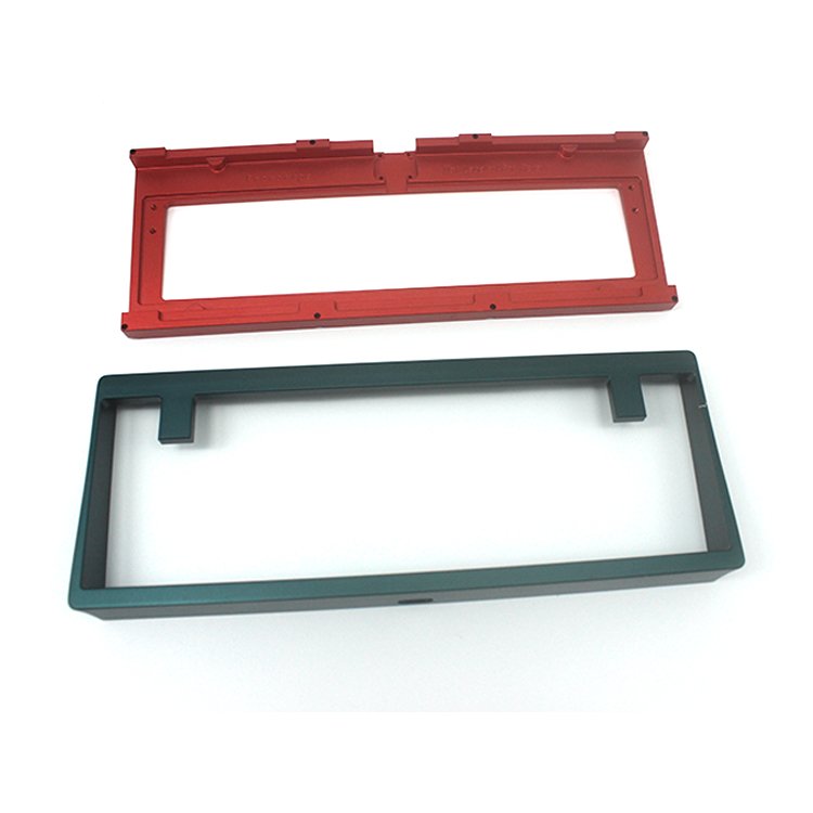 Prototyping CNC Keyboard Brass Bottom Plate Weight Aluminum Keyboard Base Stainless Steel CNC keyboard