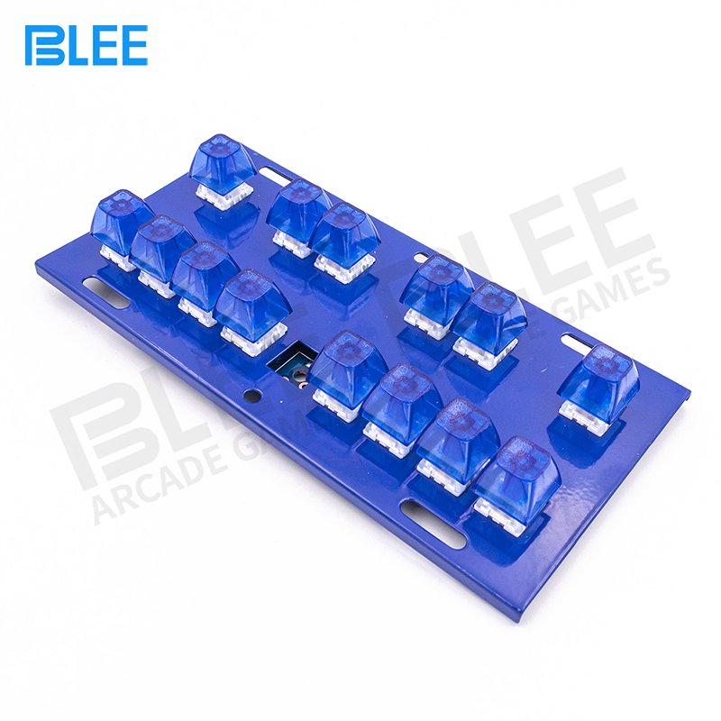 Big Type Mario machine Mechanical Button Switch Keyboard pikachu tarjetas Game Machine Lighted Keyboard with 14 Keys