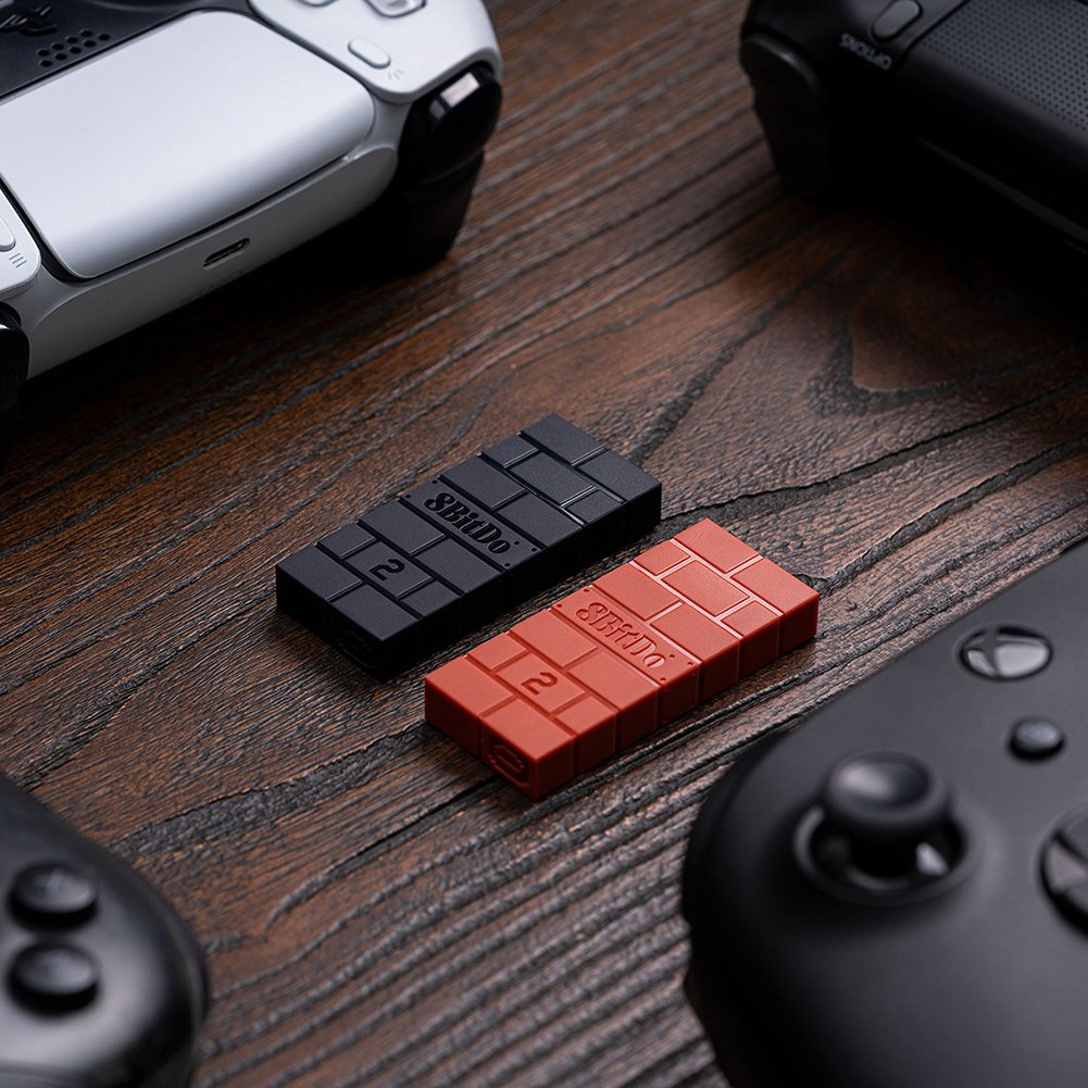 2024 8BitDo USB Wireless Adapter 2 for Windows Mac Raspberry Pi Nintend Switch Support PS3 PS5 Xbox JoyCon Controller