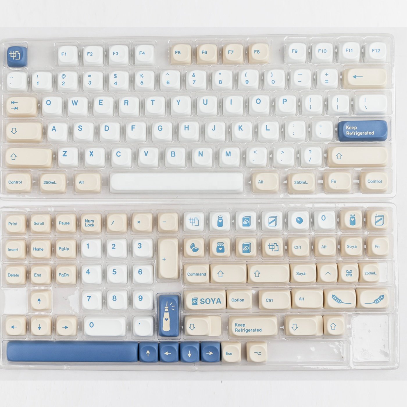 143 KeysXDA GMK Soy Milk Keycaps For Cherry Profile MX Switch English PBT Keycap for Mechanical Gaming Keyboard Custom Key Caps