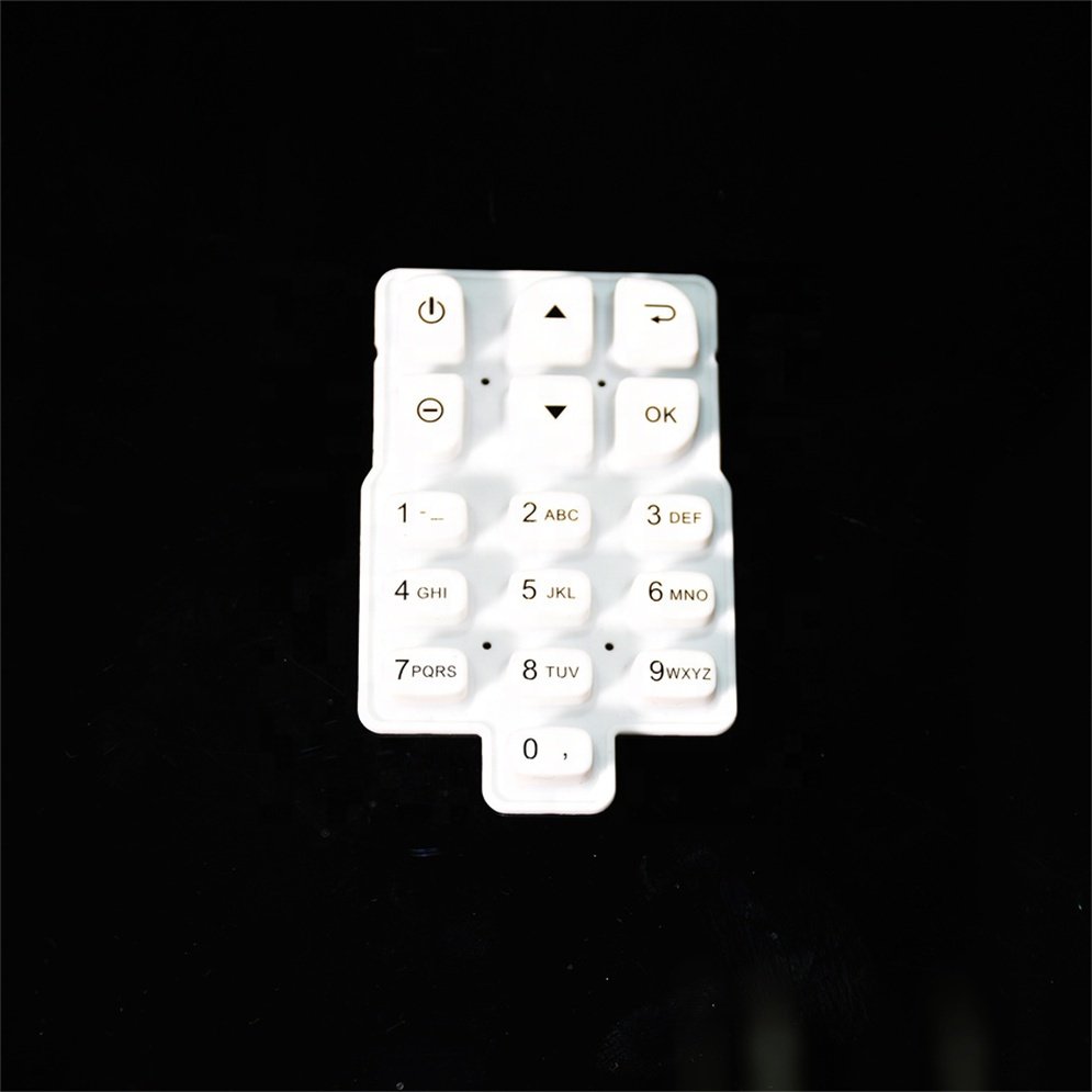 Custom Silicone Keyboard Conductive Silicon Rubber Buttons Keyboard Rubber Button In China
