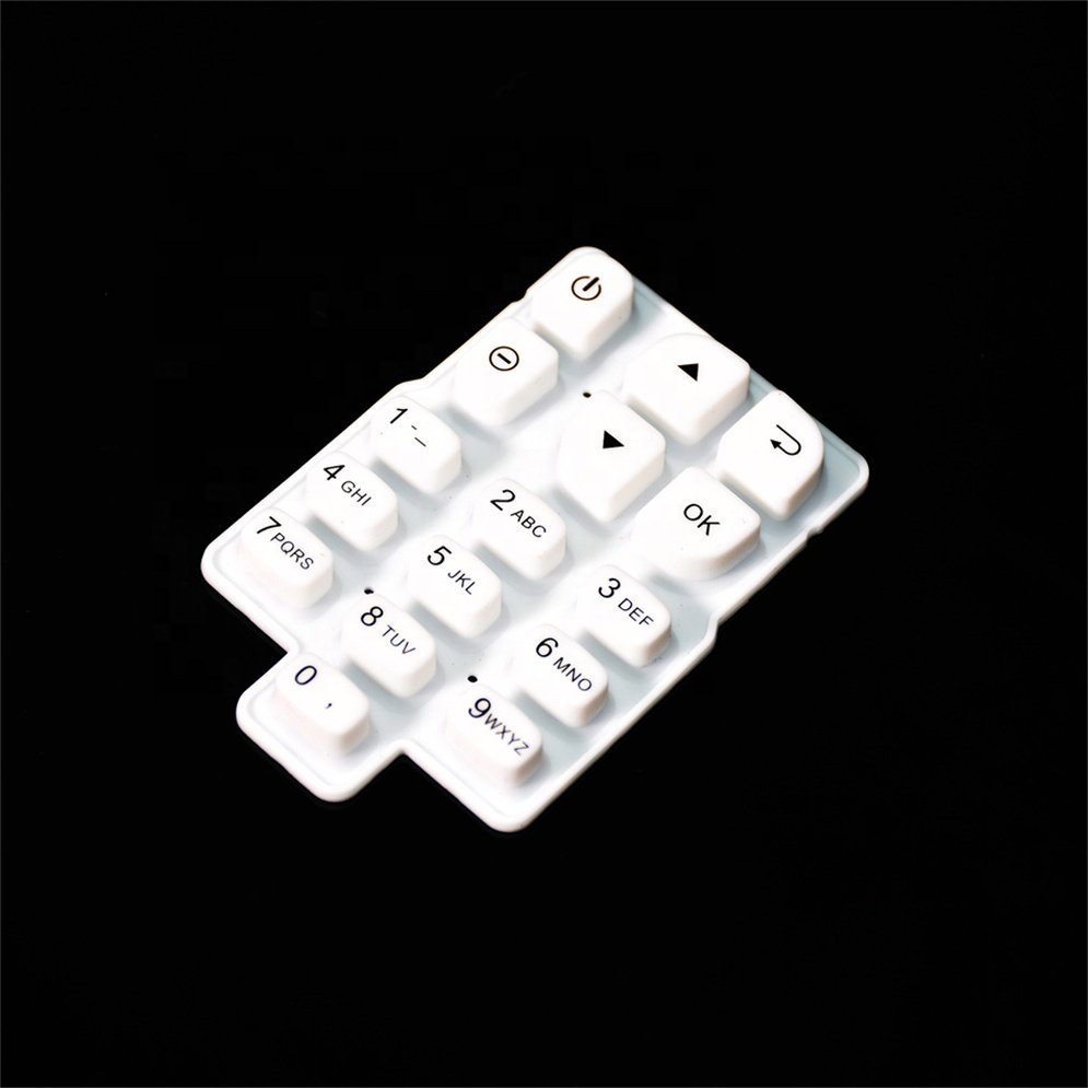 Custom Silicone Keyboard Conductive Silicon Rubber Buttons Keyboard Rubber Button In China