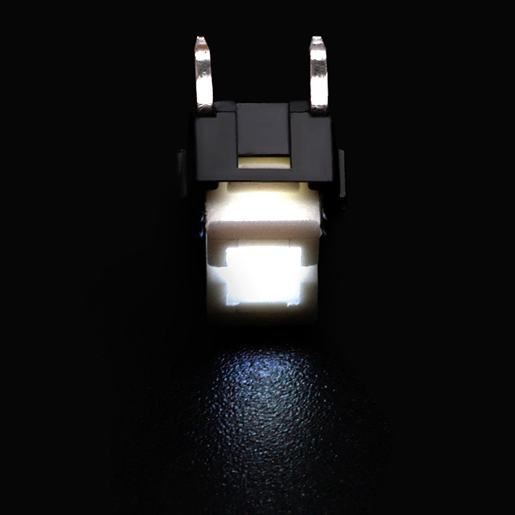 Square LED Push Button Yellow Brown Black Red White Blue Green Micro Tact Mechanical Keyboard Switch