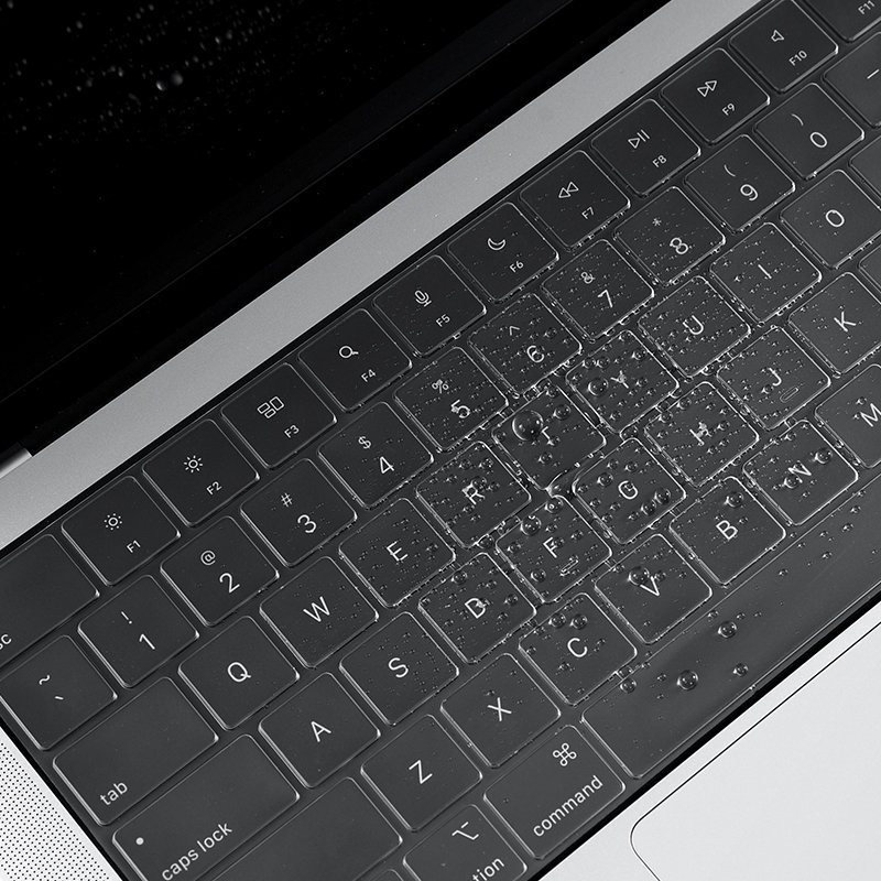 Custom Dustproof And Waterproof Transparent Premium Tpu Laptop Keyboard Protector Cover For Macbook Pro 14 A2442
