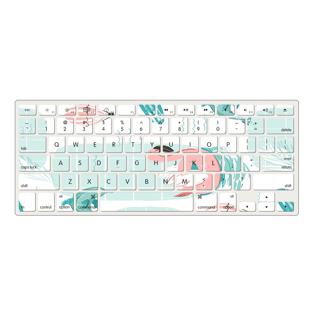 Wholesale Waterproof Silicone Keyboard Cover, Custom Colourful Keyboard Protector Cover for MacBook