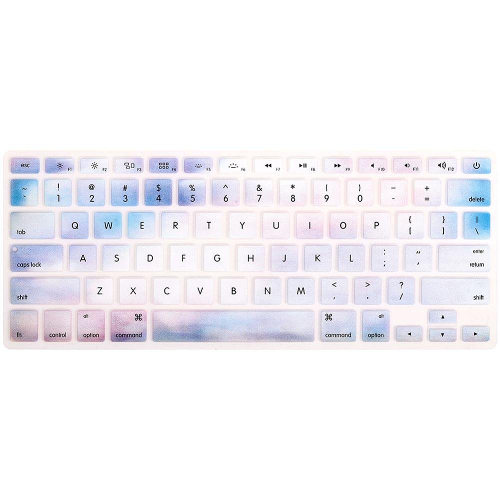 Wholesale Waterproof Silicone Keyboard Cover, Custom Colourful Keyboard Protector Cover for MacBook