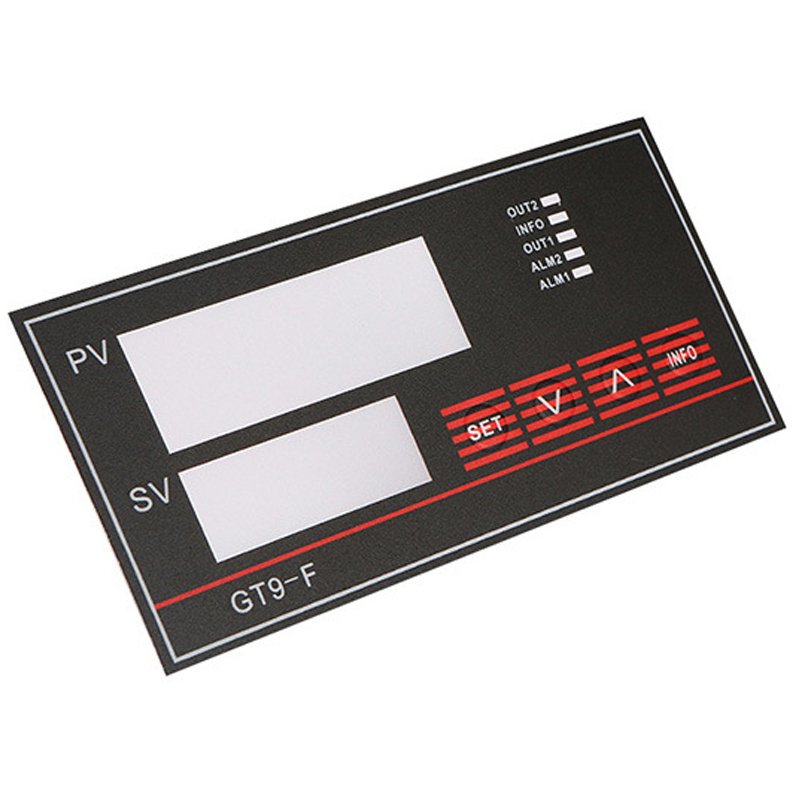 Heat Resistant With Transparent Window Two Keyboard Buttons Front Panels For Microclimate Monitoring Liquid Crystal Display