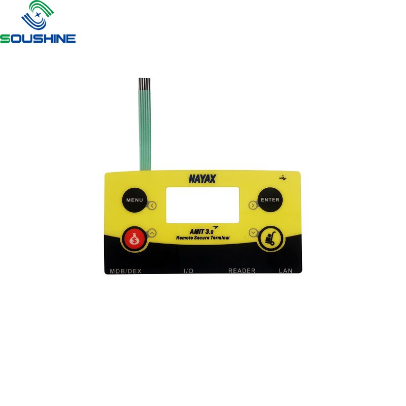 Home Appliance Touch Keypads Membrane Control Panel For Microwave Oven