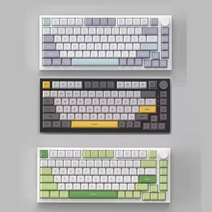 Ajazz AK820 75% Gasket 81 Keys Hot Swap Gaming RGB Wired Mechanical keyboard