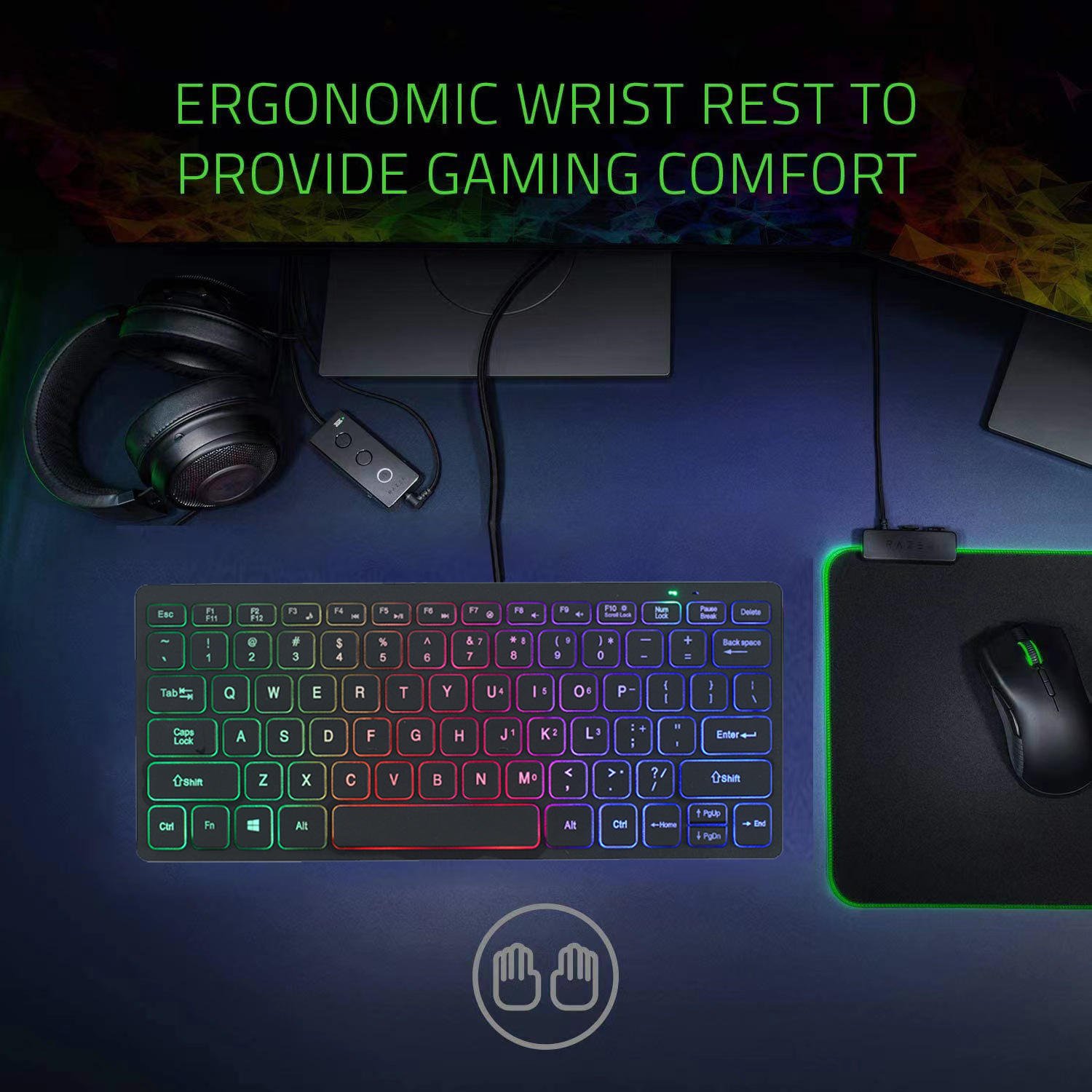 New Arrival Switch LED RGB Backlight Wired Gamer PC Computer Chocolates Gaming Keyboard laptop