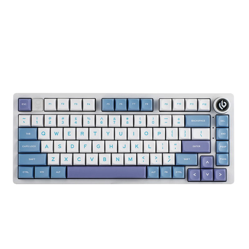 Original LEOBOG Hi75 81 keys Gasket-Mounted Wired Mechanical Keyboard with knob