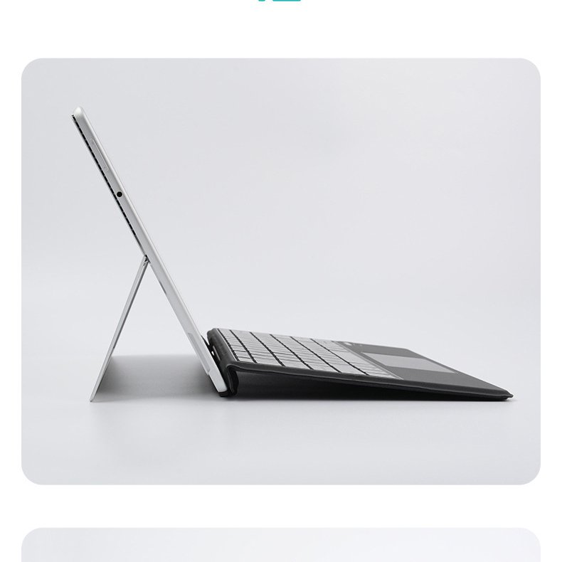 Type Cover for Microsoft Surface Pro 9 Pro 8 Pro X Wireless 7-Color Backlit Surface Pro Keyboard with Touchpad Pencil Holder