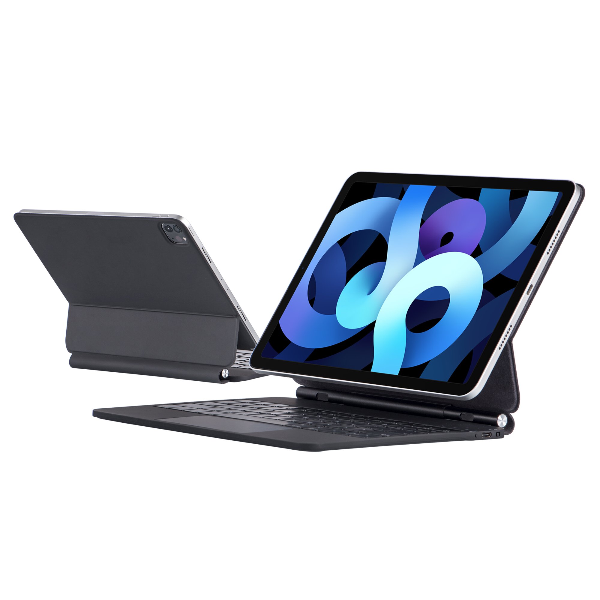 10th 10.9'' Customizable Suspension Control Wireless Split Keyboard Protective Cover Customizable Suspension Keyboard for iPad