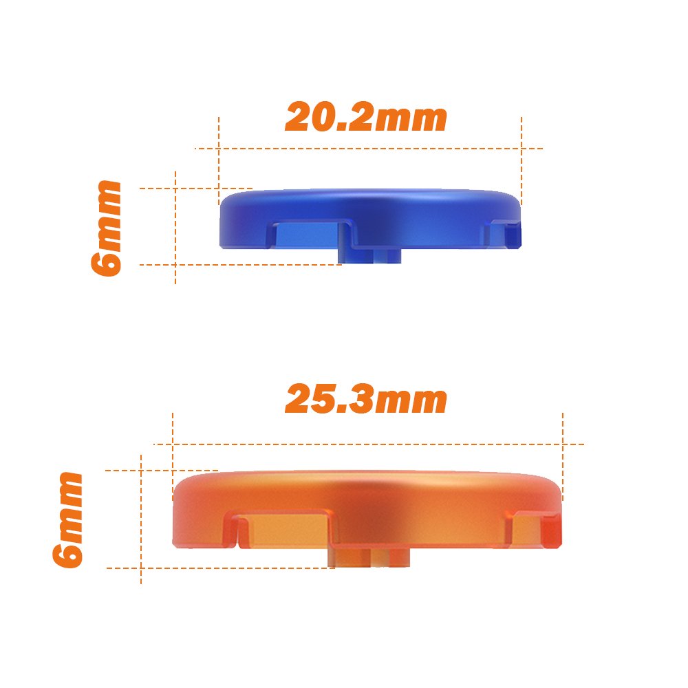 Mini HitBox Arcade Fighting Joystick Switch Button cover For Diameter 20.2mm 25.3mm size hitbox with Kailh Cherry TTC switches