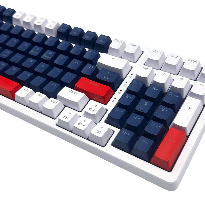 Mechanical Wireless Illuminated Performance Keyboard, Tactile Quiet Switches, Bluetooth, USB-C, macOS, Windows,iOS, Android