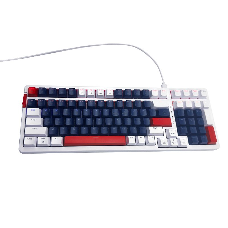 Mechanical Wireless Illuminated Performance Keyboard, Tactile Quiet Switches, Bluetooth, USB-C, macOS, Windows,iOS, Android