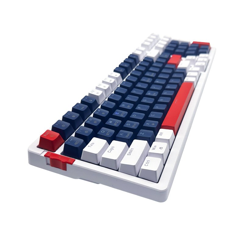 Mechanical Wireless Illuminated Performance Keyboard, Tactile Quiet Switches, Bluetooth, USB-C, macOS, Windows,iOS, Android