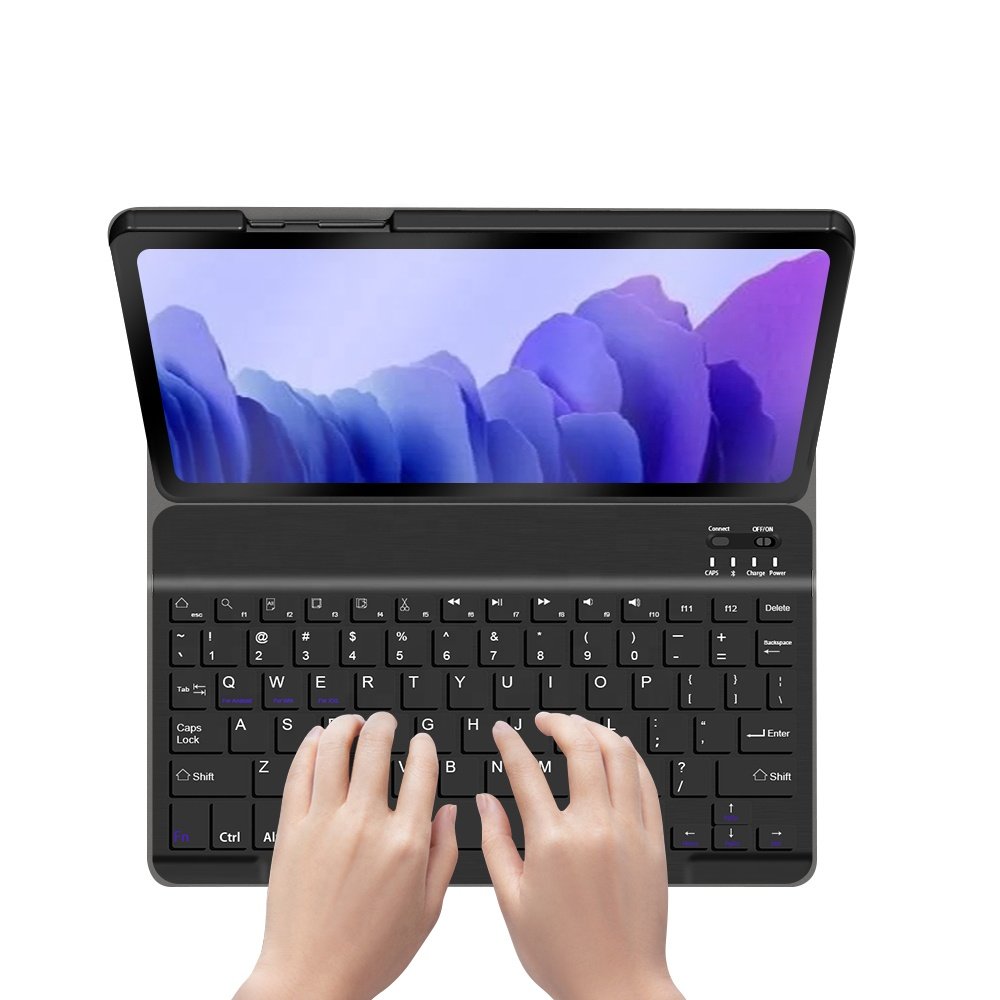 Tablet PU Leather Protective cover Wireless Keyboard Case For Samsung Galaxy Tab S6 lite P610 P615