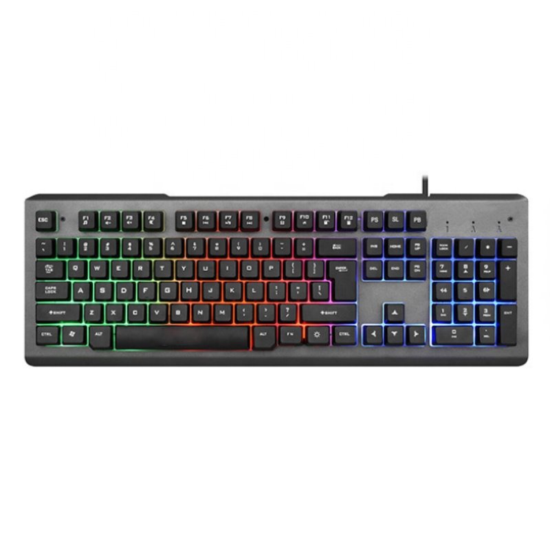 Housing High Key Caps Wired Gaming Keyboards OEM Newest Metal Backlit with Single Rainbow Colors Usb Desktop Piano USB Type C