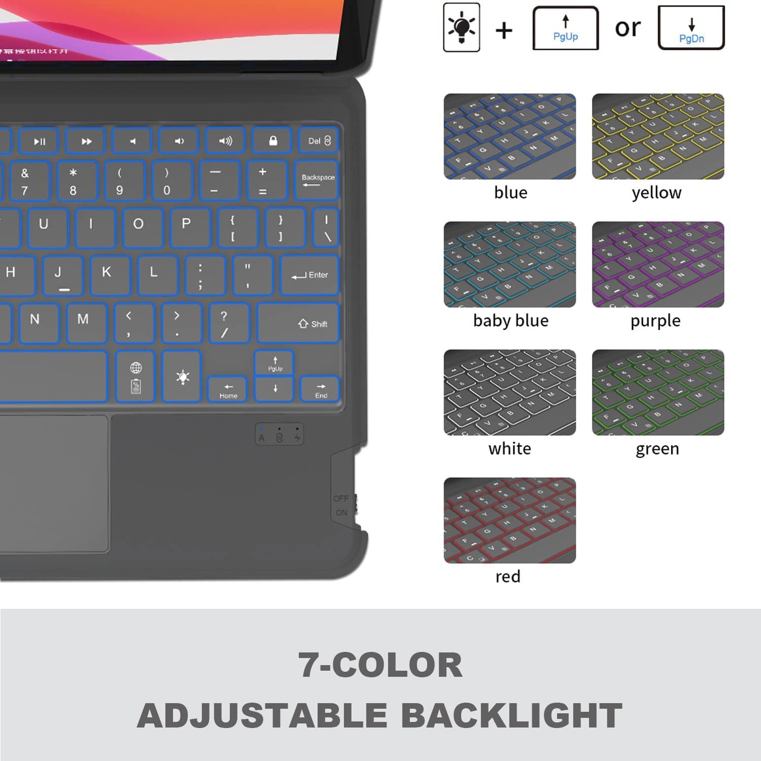Combo Touch Detachable wireless Keyboards Magnetic keyboard case for ipad 10th gen 10.9 inch 2022 pro 11 inch ipad 10.2 10.5