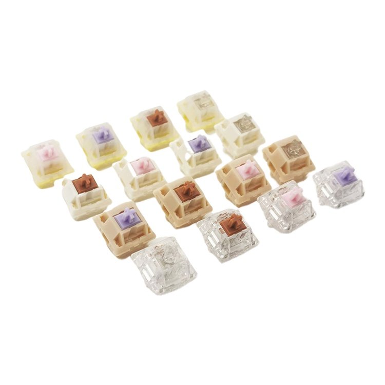 Tecsee OEM Custom Switch Ice Cream Series Keyboard Switches Special Colors Personalized Hybrid Linear Tactile Mechanical Switch