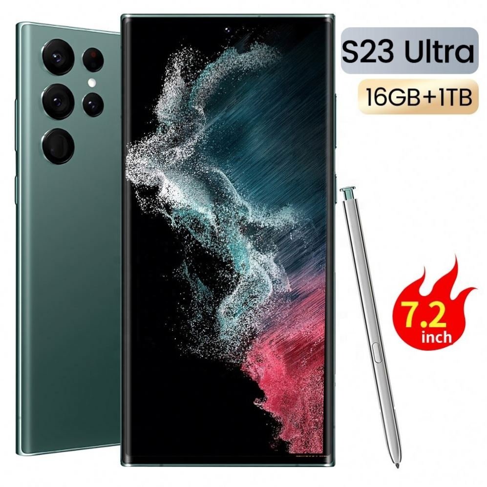2023 NEW S23 Ultra 5g Phone 7.2 Inch 16Gb + 1Tb Android Smartphone Android 12.0 Mobile Phones