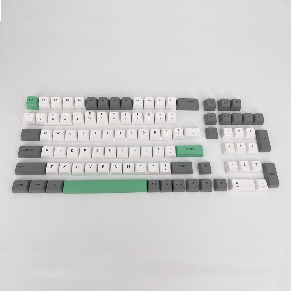 2022 HOT-SALE 104 Pudding Keycaps OEM RGB Pudding Keycaps Mechanical Keyboard PBT Double Shot Keycaps