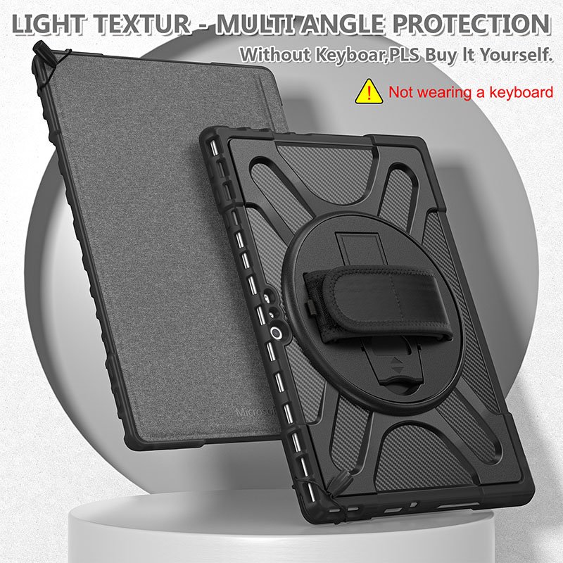 For Microsoft Surface Pro 4 5 6 7/7 Plus Universal hands strap cover case compatible with blue tooth keyboard