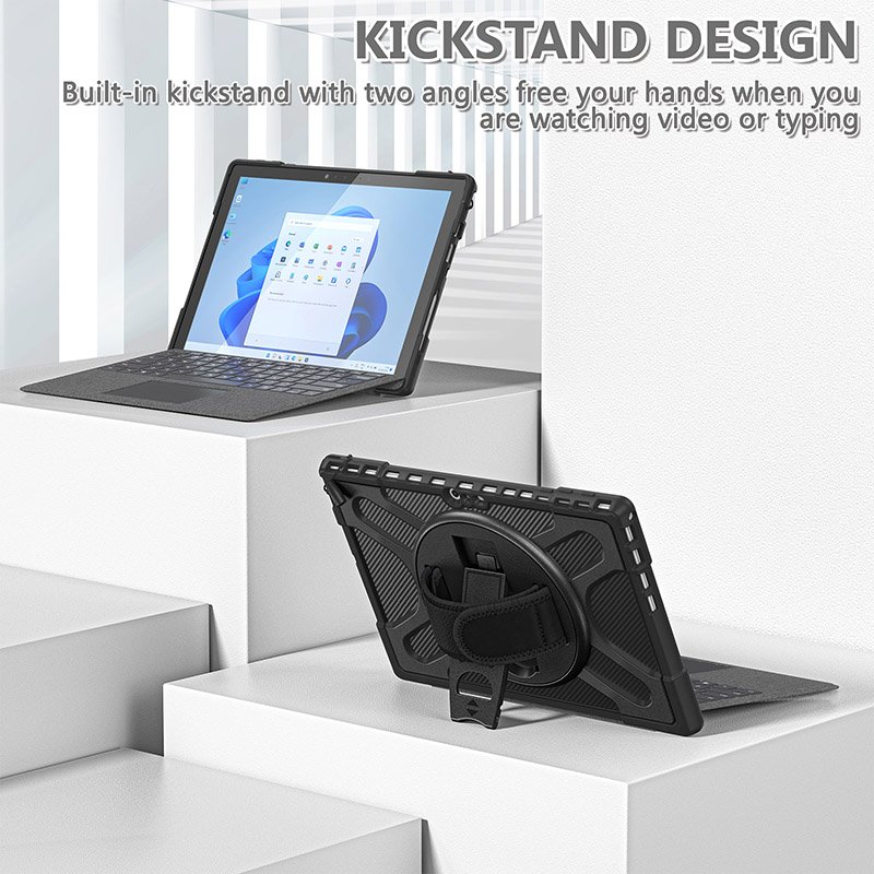 For Microsoft Surface Pro 4 5 6 7/7 Plus Universal hands strap cover case compatible with blue tooth keyboard