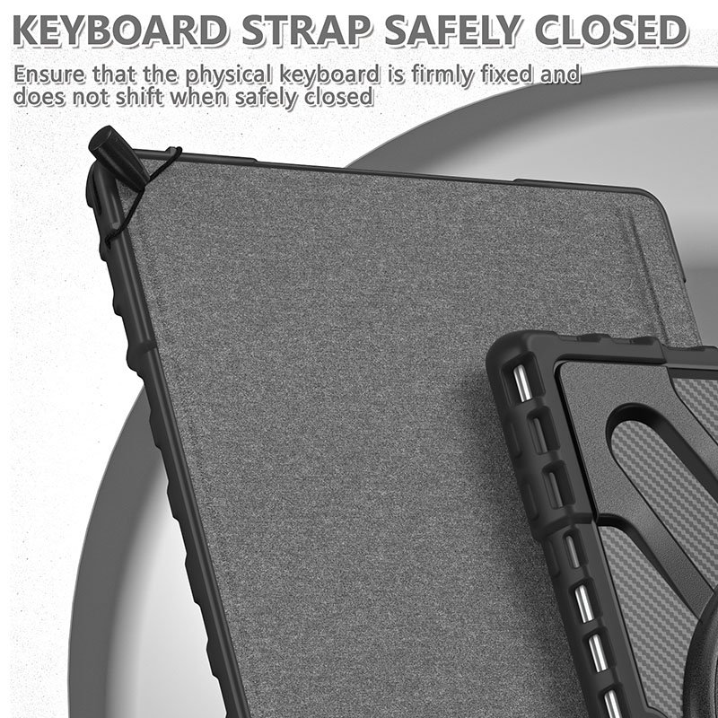 For Microsoft Surface Pro 4 5 6 7/7 Plus Universal hands strap cover case compatible with blue tooth keyboard