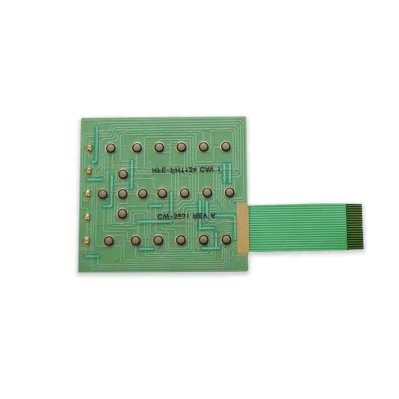 Hot sales Control Keypad Circuit Print Overlay Keyboard Membrane Switch with Metal dome