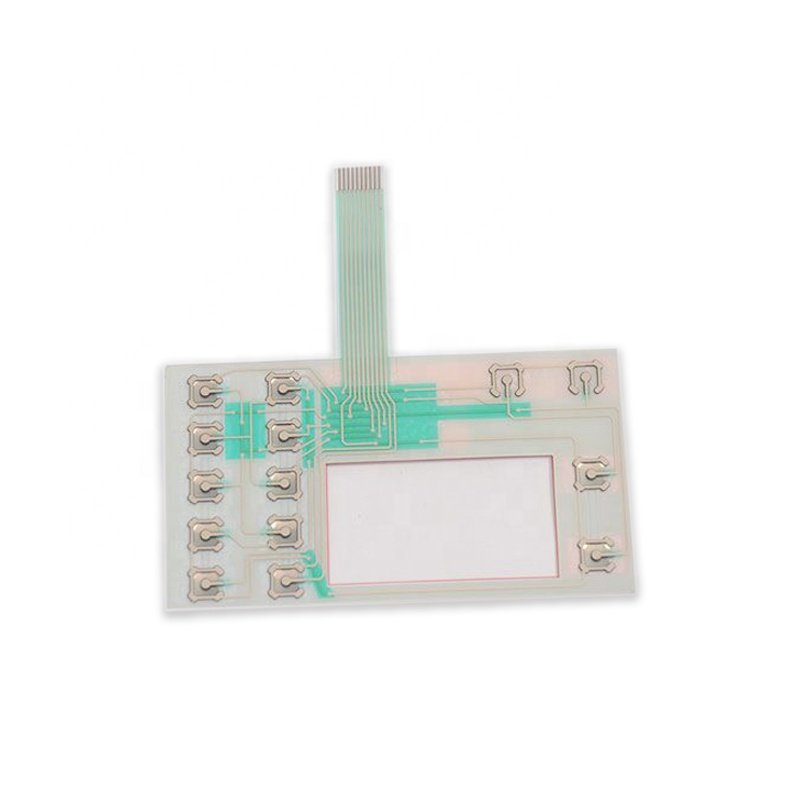 Hot sales Control Keypad Circuit Print Overlay Keyboard Membrane Switch with Metal dome