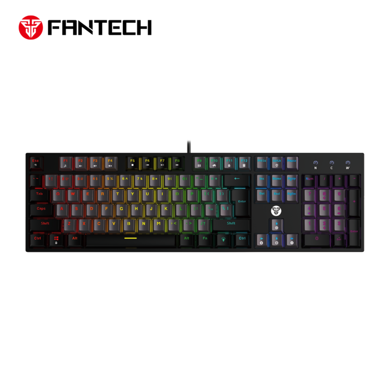 FANTECH MK886v2 MAXPOWER RGB Backlit Gaming Keyboard Ultra-Fast Response and Superior Durability Keyboard