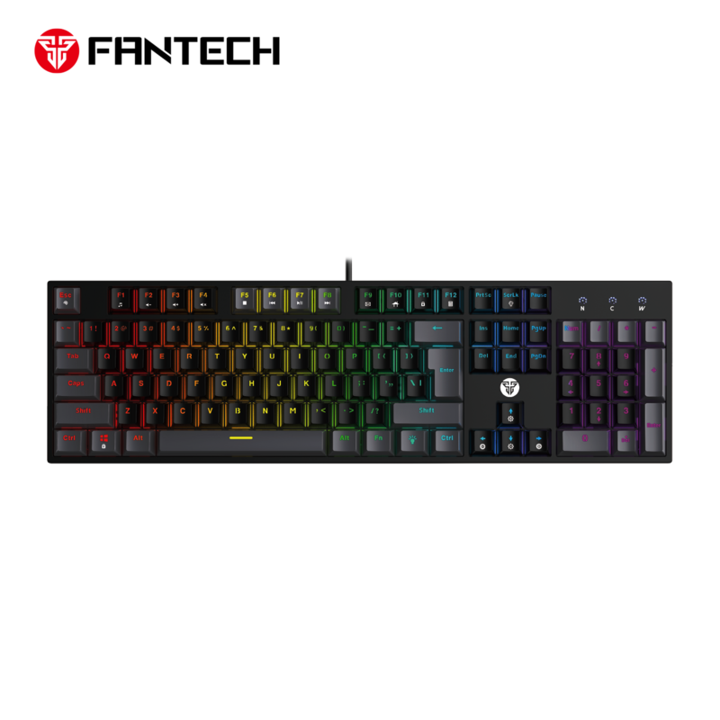FANTECH MK886v2 MAXPOWER RGB Backlit Gaming Keyboard Ultra-Fast Response and Superior Durability Keyboard
