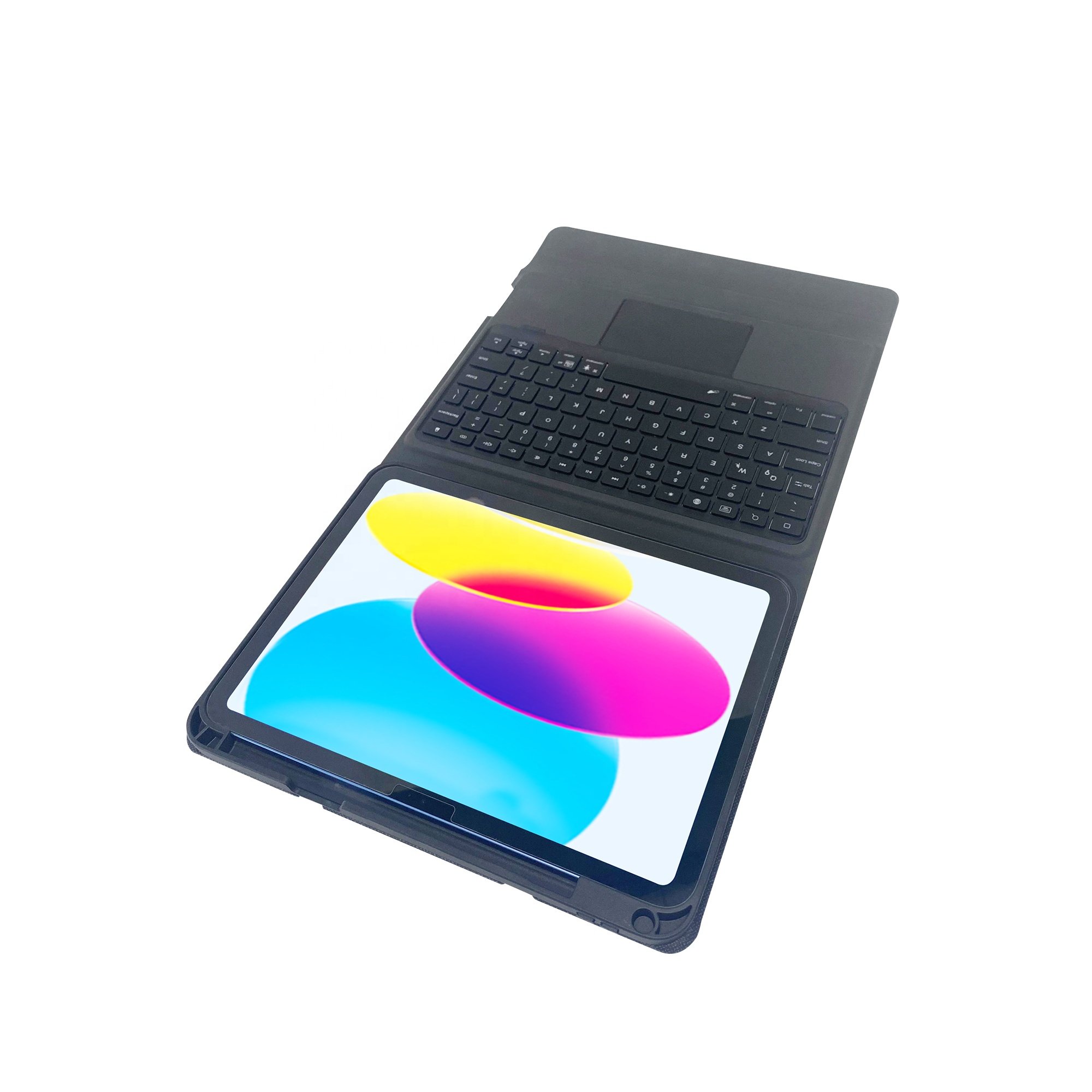 For iPad 10th 10 Generation 2022 Combo Touch Keyboard Case with Trackpad RGB Backlight Pen slot Customize clavier teclado Cases