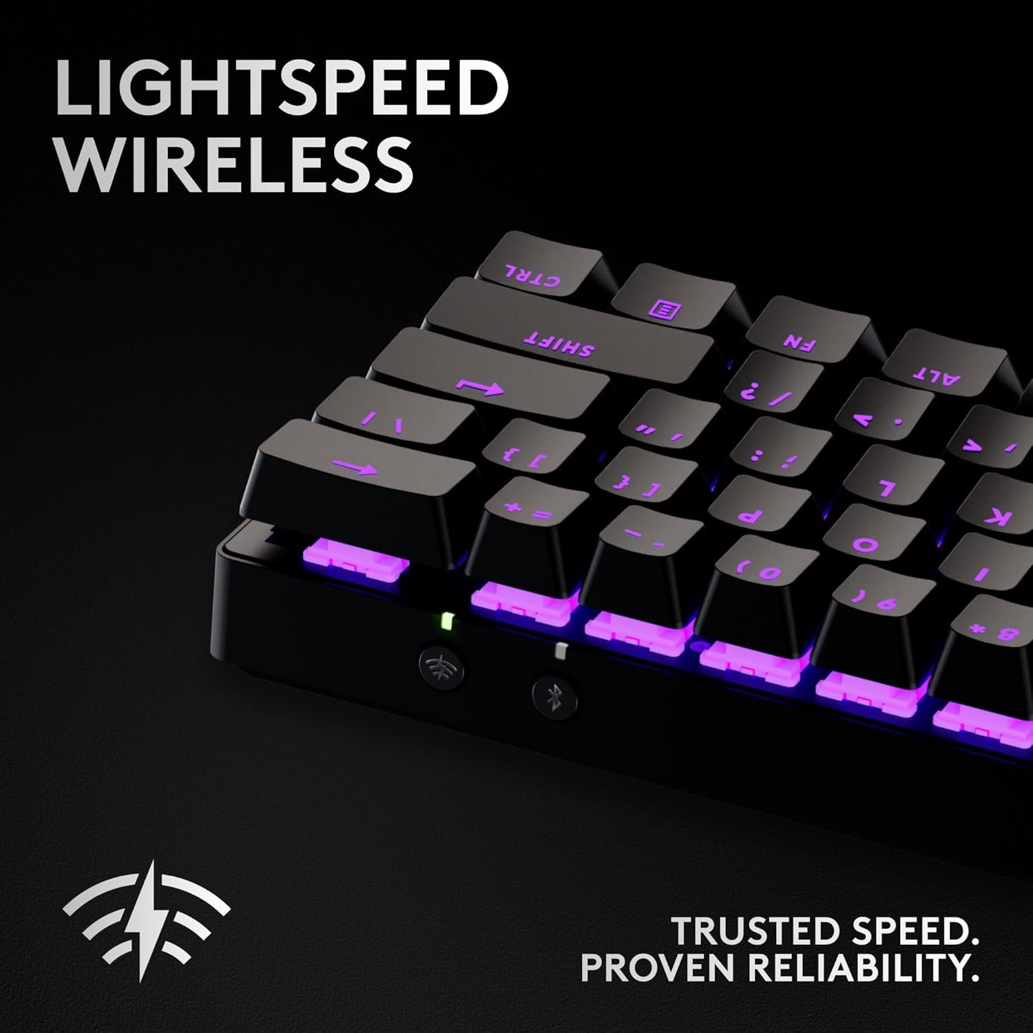 Logitech G PRO X 60 Lightspeed Wireless Gaming Keyboard Ultra Compact TKL 60% Mechanical Keyboard for Windows PC