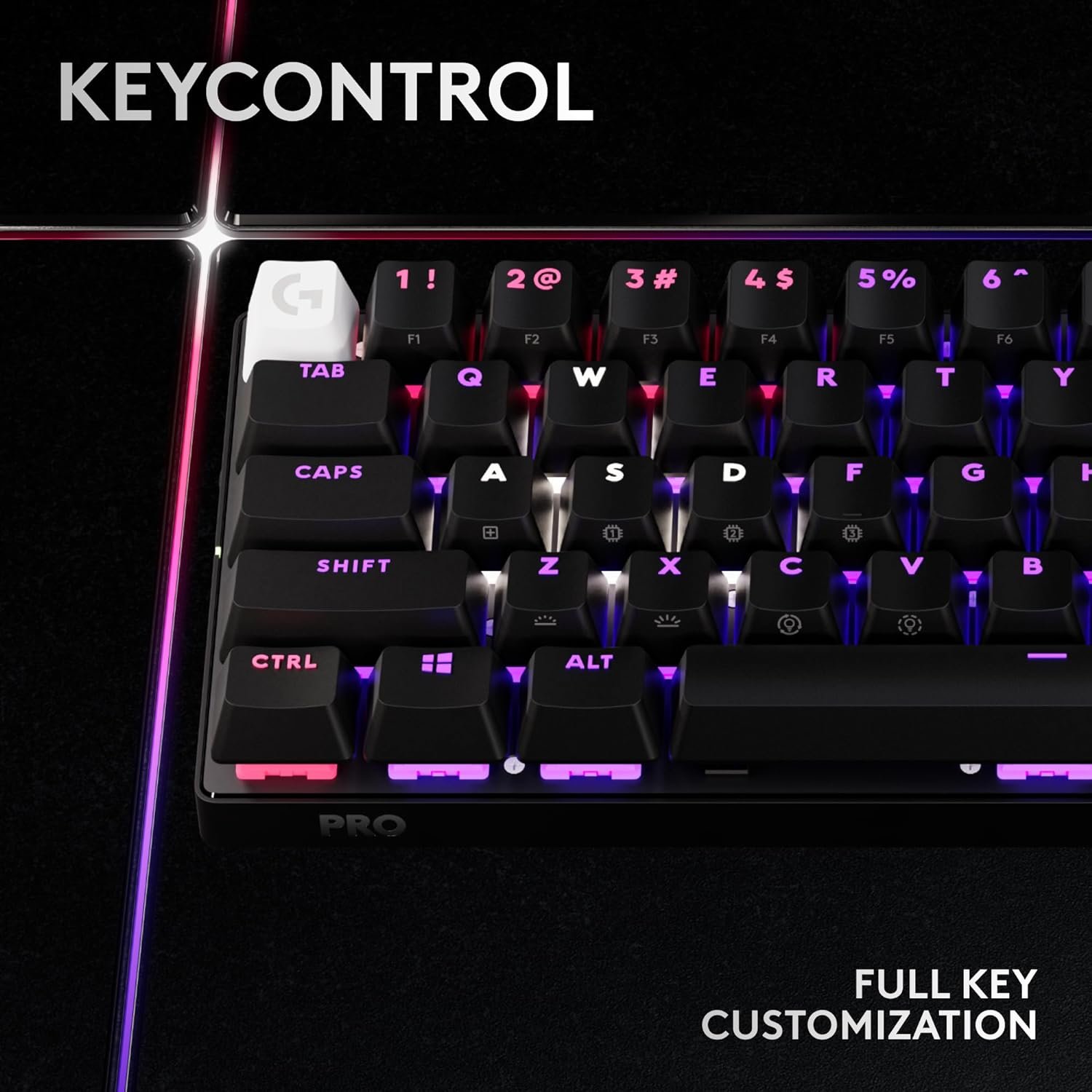 Logitech G PRO X 60 Lightspeed Wireless Gaming Keyboard Ultra Compact TKL 60% Mechanical Keyboard for Windows PC