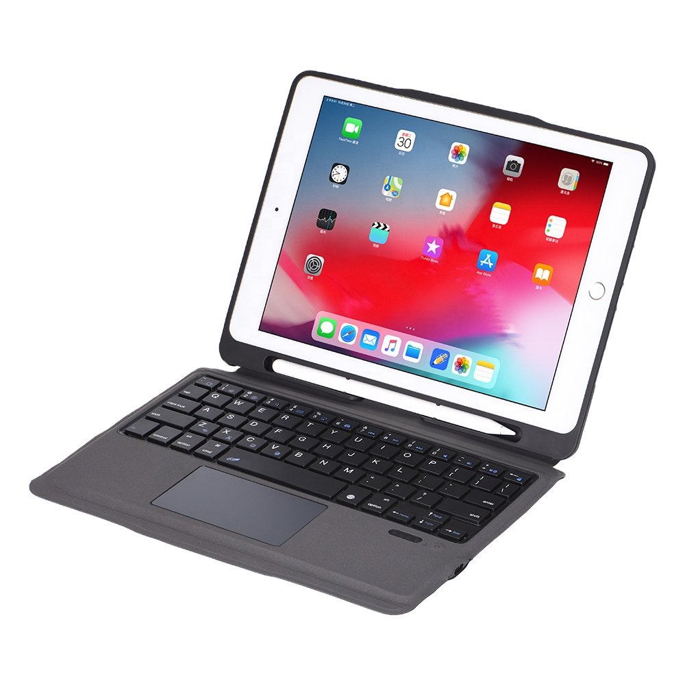 10.2Wireless Smart Folio Keyboard Covers Cases For ipad pro11 Air5 10.9 Touch Shaft Keyboard Cover with Smart Touchpad