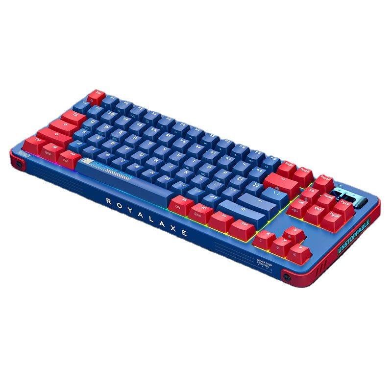 ROYALAXE Y87 Customization Wireless Mechanical Keyboard Hot swappable Wired Dual Mode Wireless Keyboard RGB Backlit